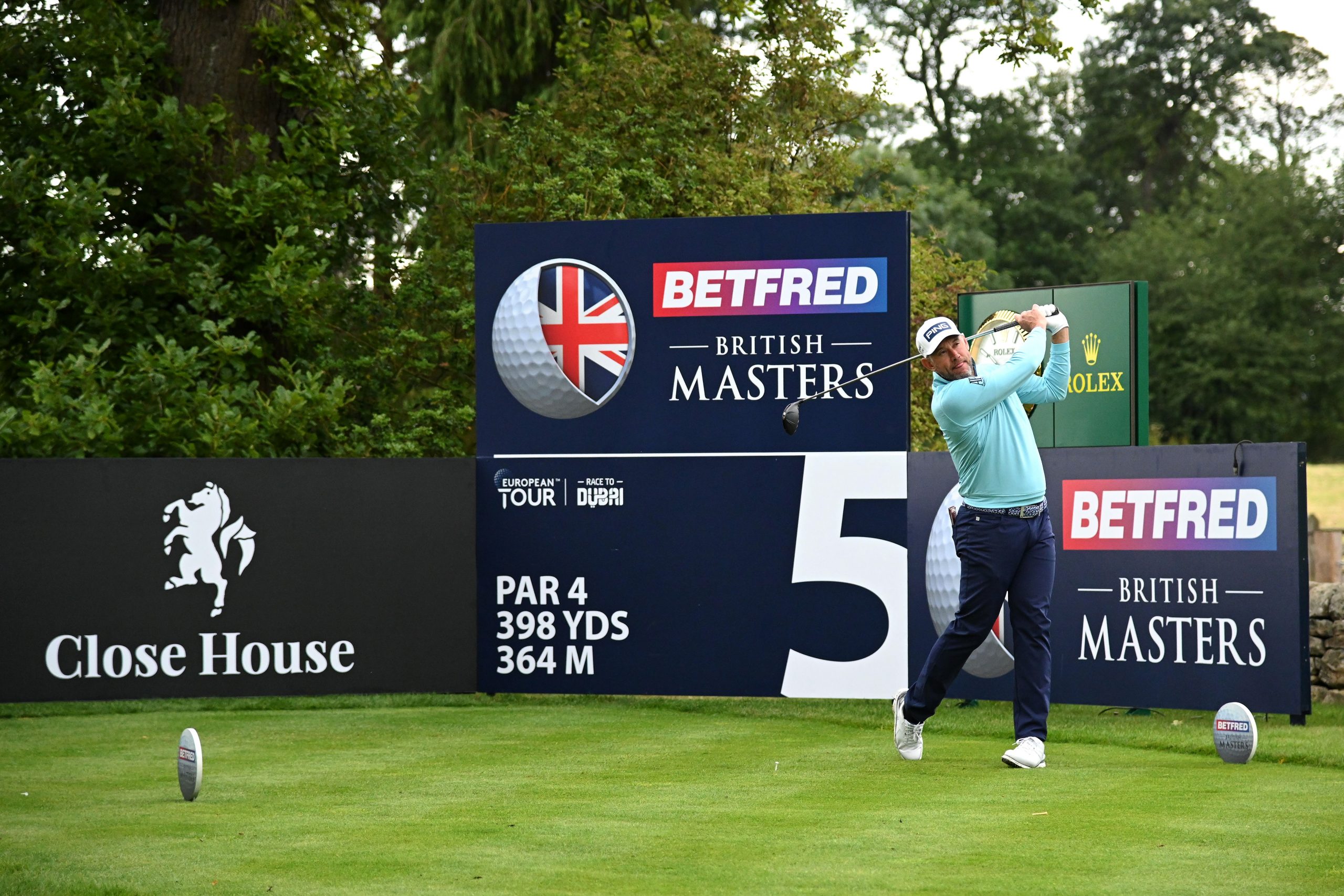 Betfred British Masters, event branding, golf