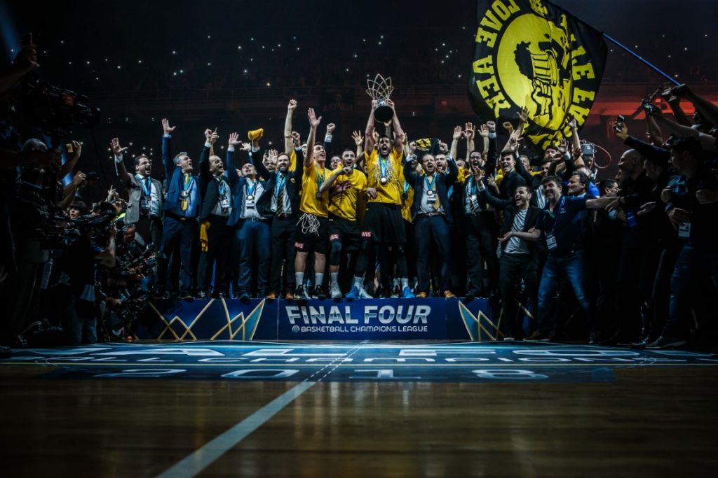 Basketball Champions League Final Four Athens 2018, winning team