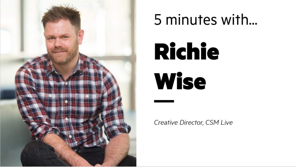 5 minutes with Richie Wise