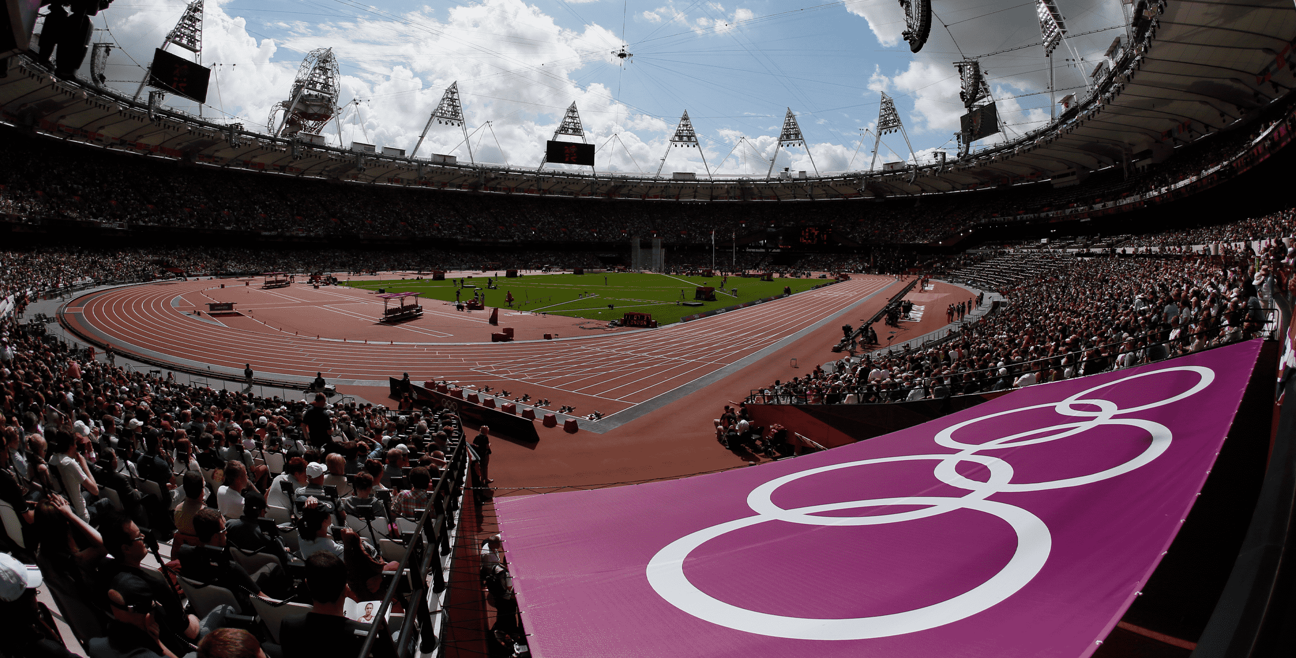 London 2012 Olympic Games, venue branding, stadium, athletics