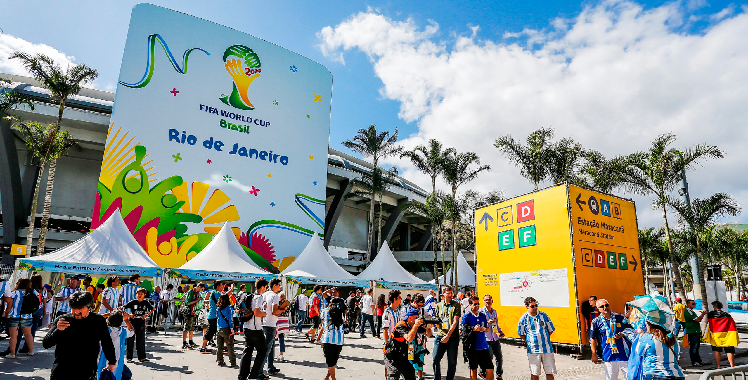 FIFA World Cup Brazil, Rio de Janeiro, event branding, wayfinding and signage