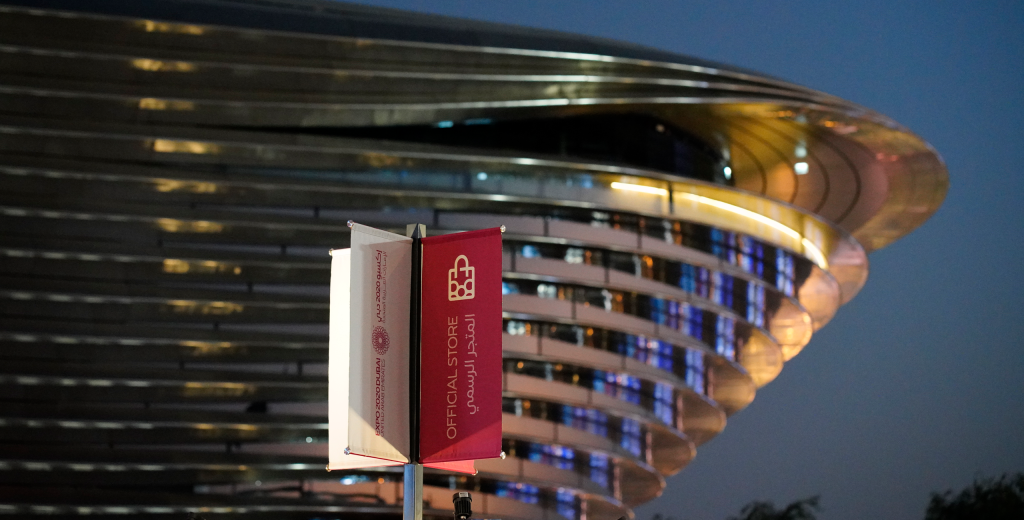 Dubai Expo 2020, Flag pole, wayfinding and signage, event branding
